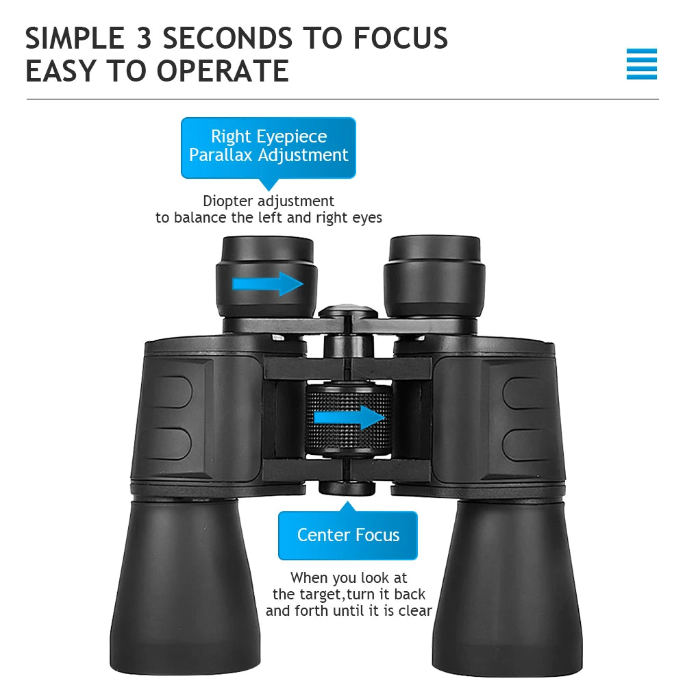 New 180x100 Zoom Binoculars Professional
