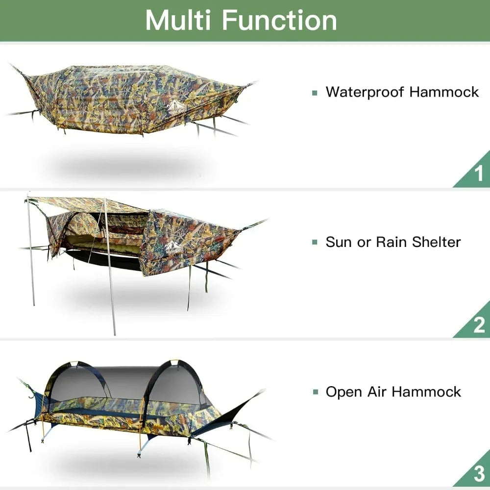 Flat Lay Hammock Tent with Mosquito Net