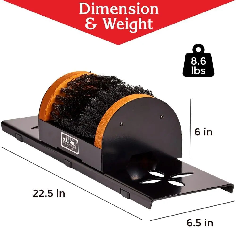 Boot Scrubber with Cleaning Brushes for All Shoe Sizes