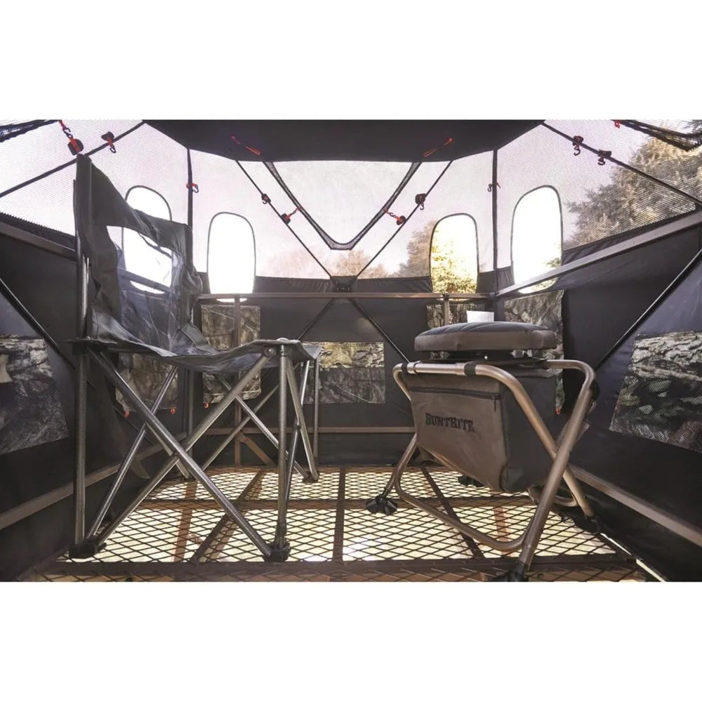 6 Foot Tripod Hunting Tower Blind, 2-Man Stand