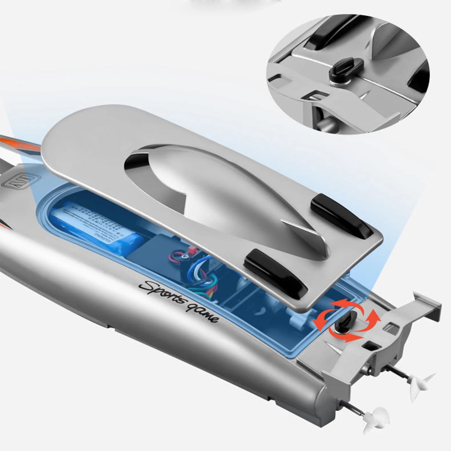 RC Boats For Adult 25KM/H High Speed Racing Boat Remote Control Dual-Motor RC models toys gifts for friends