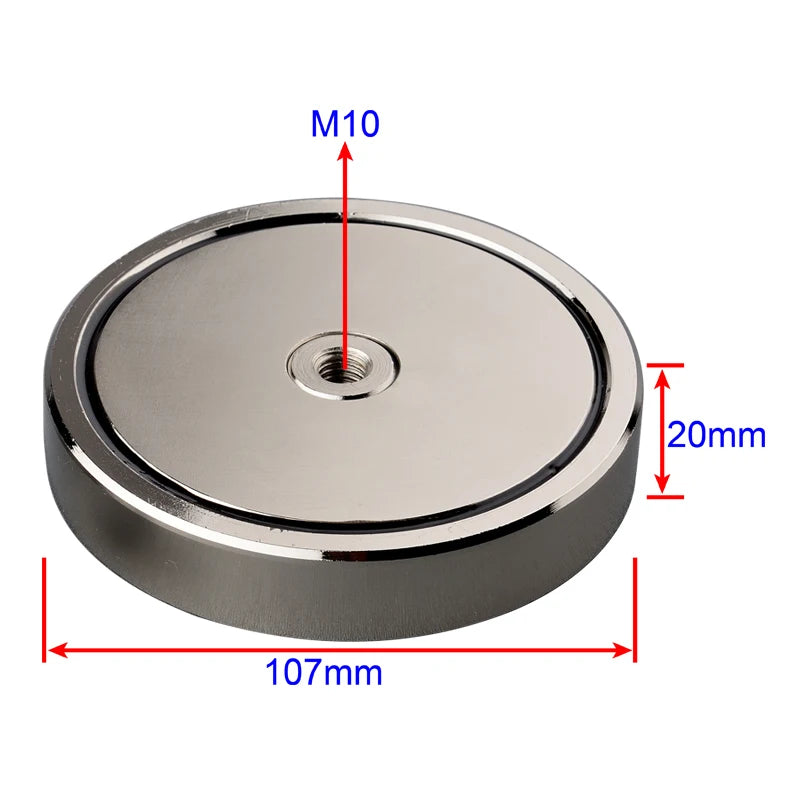 550KG Strong Magnet Fishing Salvage Neodymium Magnet