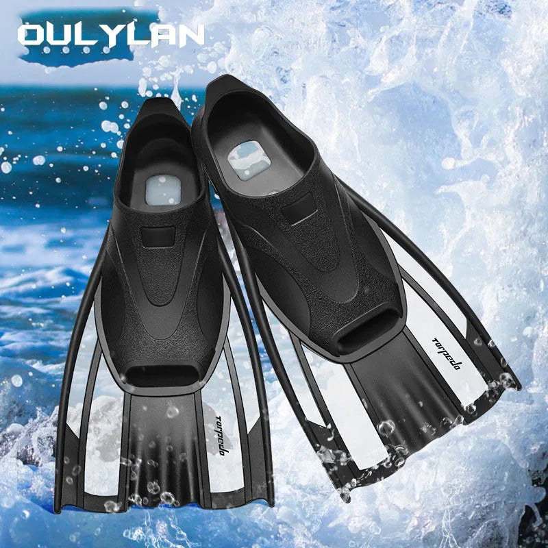 Swimming Diving Fins Rubber Snorkeling Professional Flexible