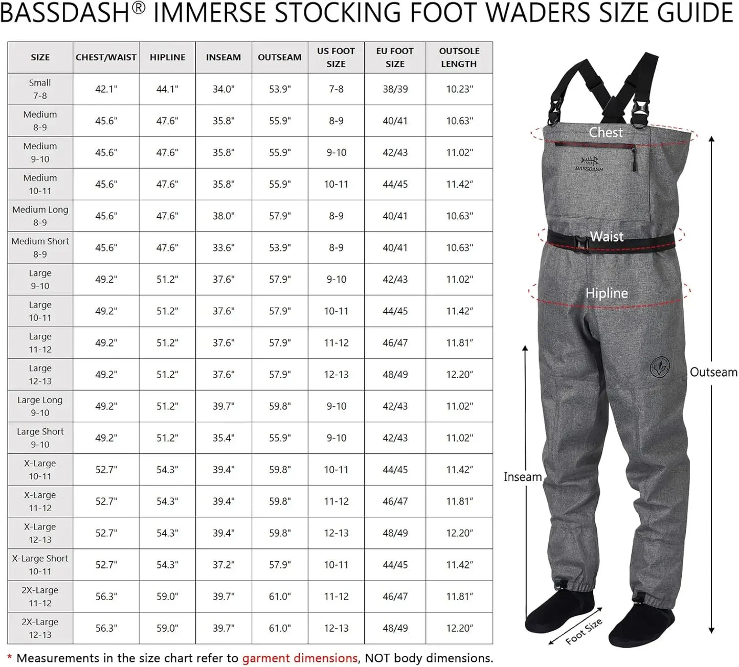 Breathable Ripstop Stocking Boot Foot Fishing Hunting Waders