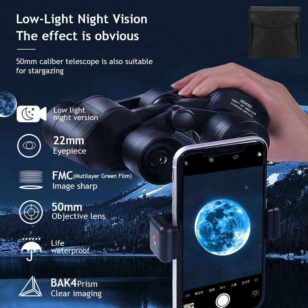 New 180x100 Zoom Binoculars Professional