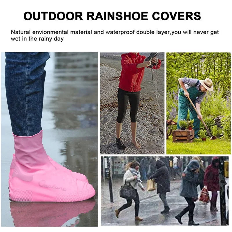 Non-Slip Rain Shoe Covers