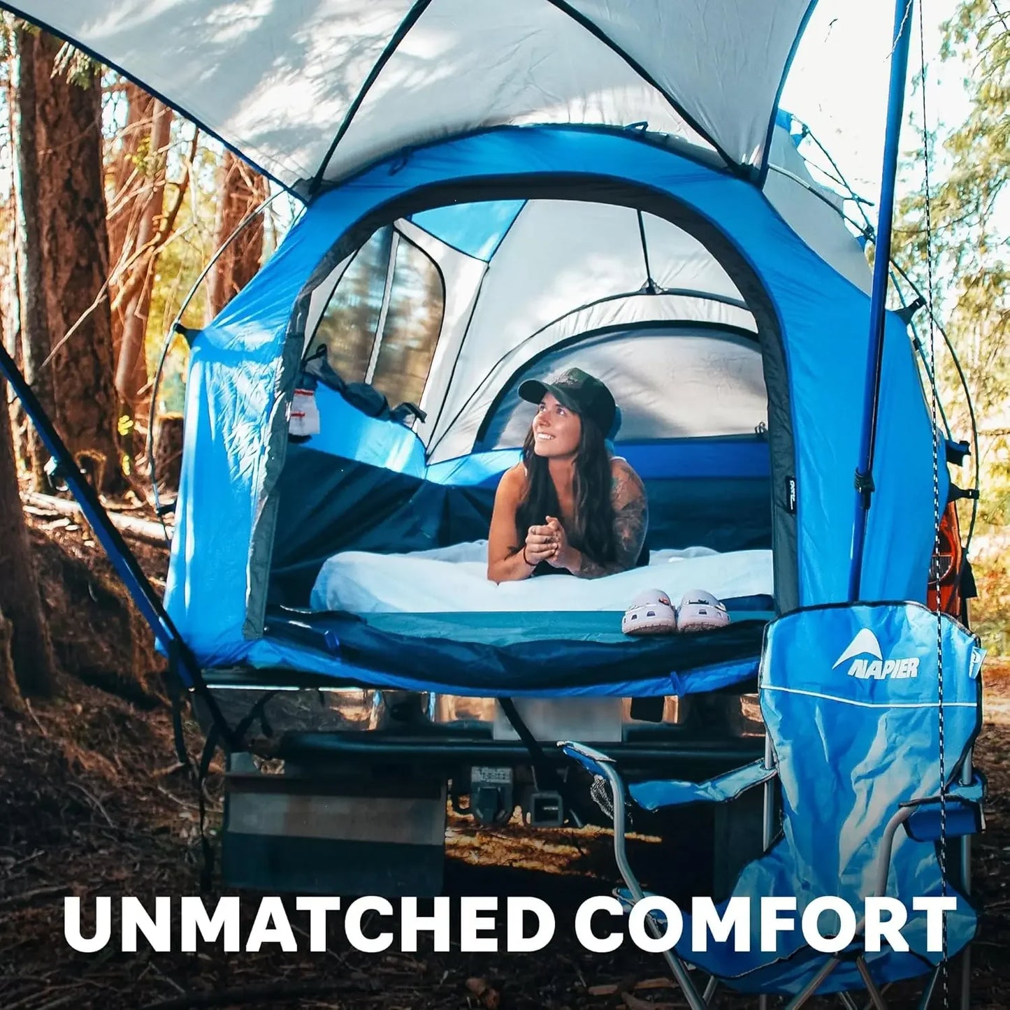 Truck Bed Camping Tent Waterproof 2 Person Tents