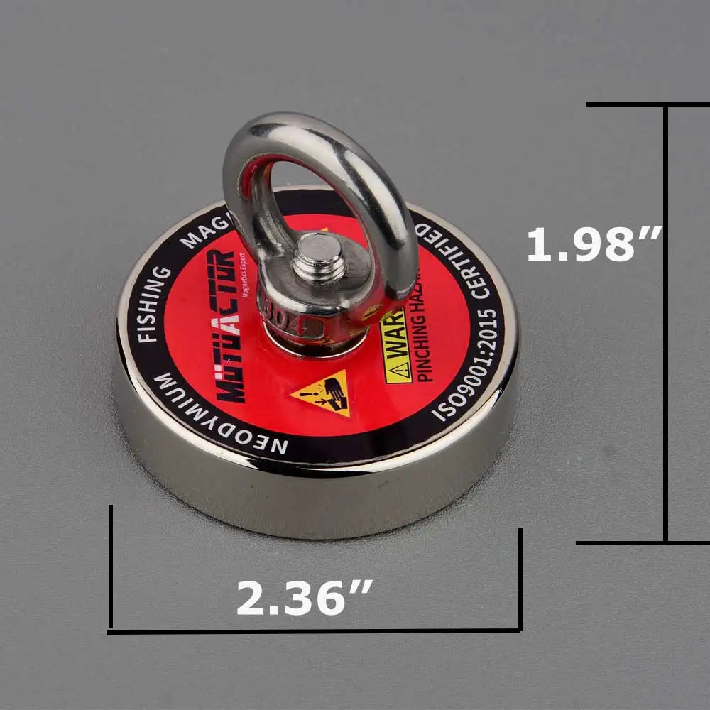 New Strong Retrieval Magnet Kit 400lb Grappling Hook