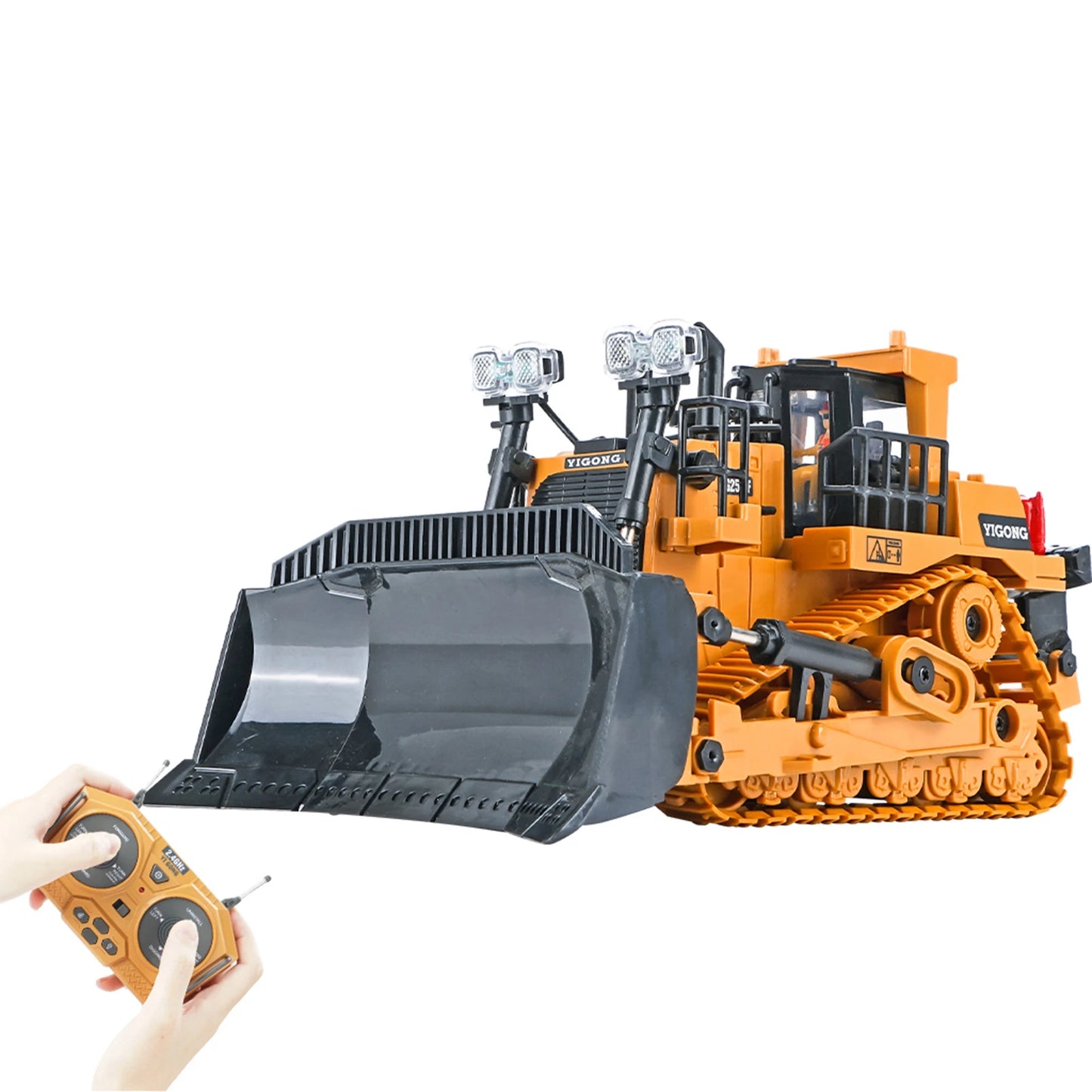 9 Channel 2.4G Radio Controlled Car 1/24 RC Crawler Heavy Bulldozer