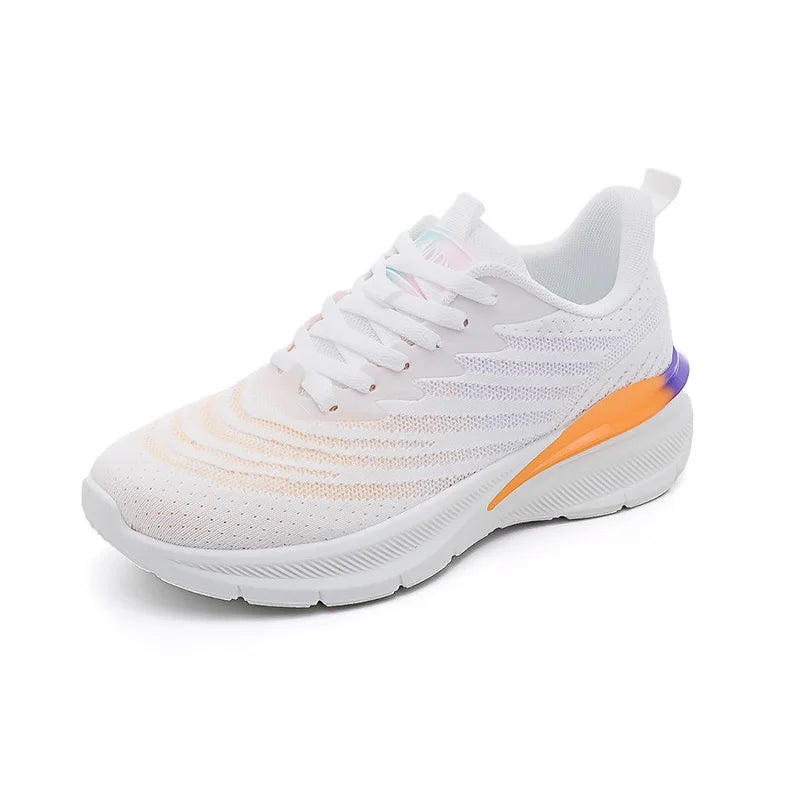 Running Sneakers Mesh Walking Shoes Breathable Platform Sport Shoes Comfortable Tennis