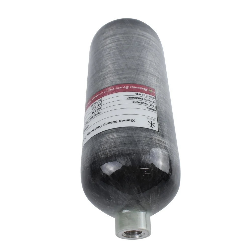 Mini Diving Tank 4500Psi 300Bar Carbon Fiber Cylinder Scuba High Pressure Air Tanks for Firefighting M18*1.5