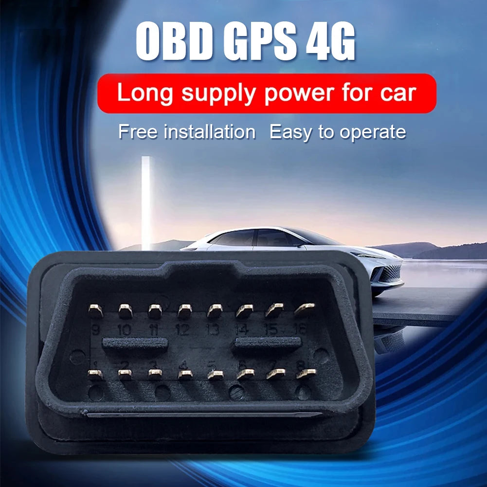 4G Mini OBD GPS Tracker 12V-24V Car Anti-Theft Alarm