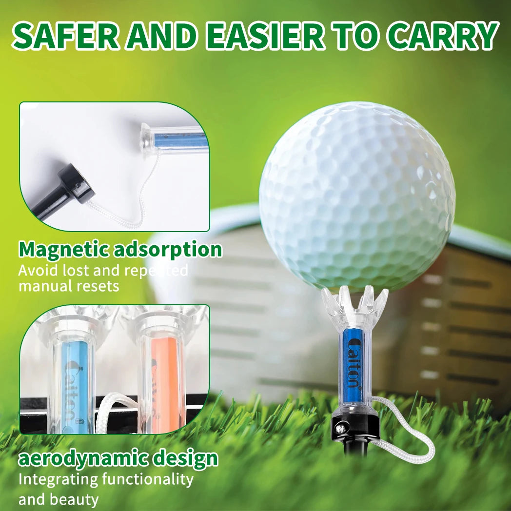 Magnetic Plastic Golf Tee Set, Improve Your Golf Game