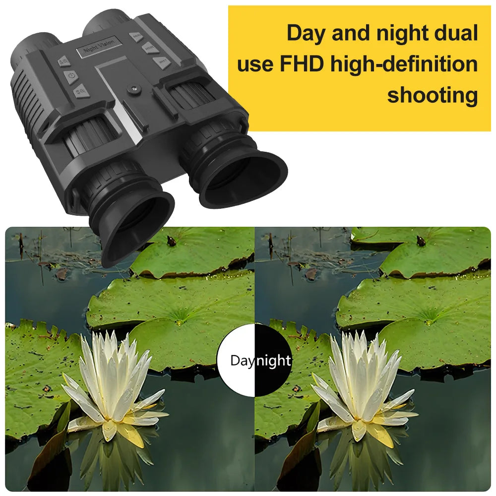 Night Vision Binoculars 3D HD 1080P Infrared Digital Hunting Telescop
