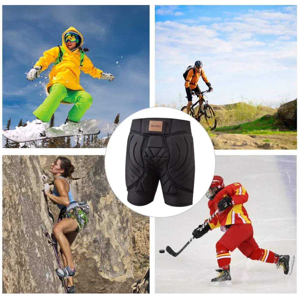 Skating Ski Butt Pads Snowboarding Impact Shorts Hip Protecto