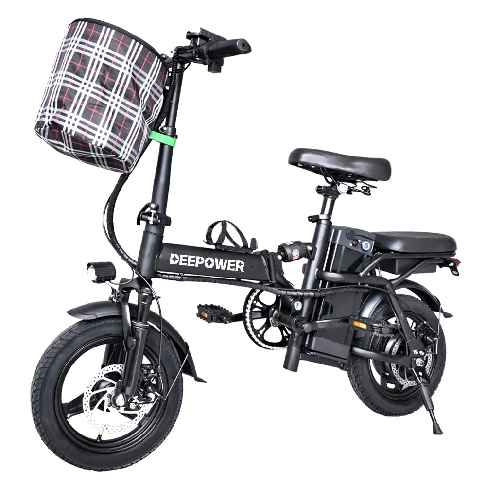 Electric Bike for Adults 600W Peak Motor, 20 mph Folding