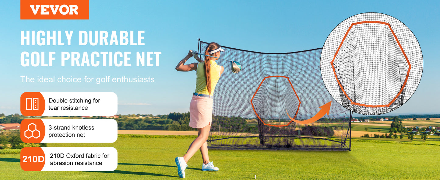 Golf Practice Hitting Net, Huge 10.8x7ft Golf Net,