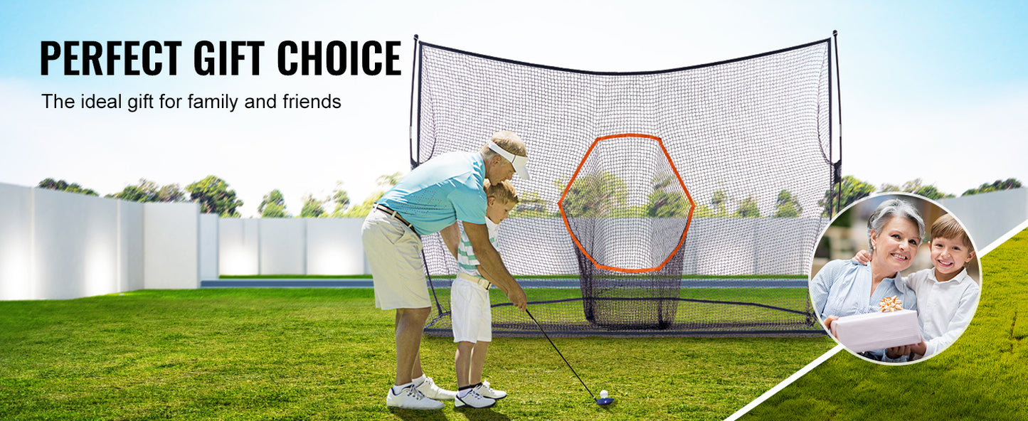 Golf Practice Hitting Net, Huge 10.8x7ft Golf Net,