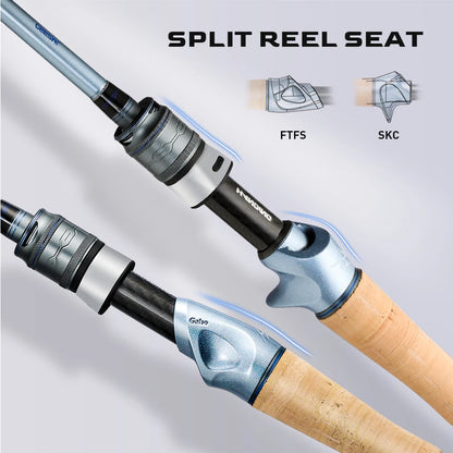 HANDING Miracle BFS Fishing Rod 90g Lightweight Fishing Rod 40T Carbon Blanks Casting Rods