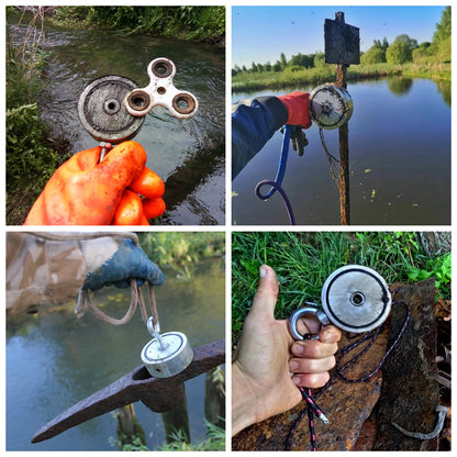 120KGX2 Two Sided Pull Force  Fishing Salvage Magnets