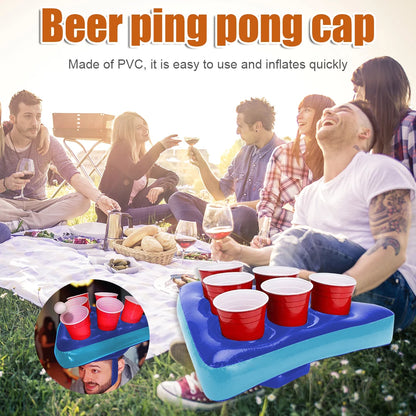 Kids Inflatable Beer Pong Triangle Cap