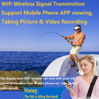HD Wifi Wireless Underwater Fishing Camera Video Recording For IOS Android APP Supports Video Record and Take Photo 1000TVL