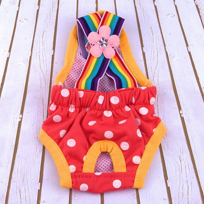 Dots Pet Dog Shorts Diaper Sanitary