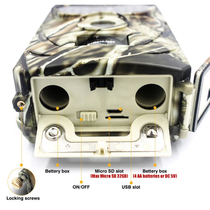 Outdoor Hunting Camera Surveillance 12MP Night Vision Trail Cameras