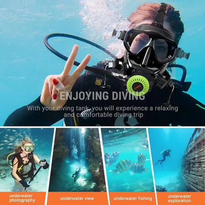 Full Face Dive Mask Support Diving Snorkeling, Full Face Snorkel Mask