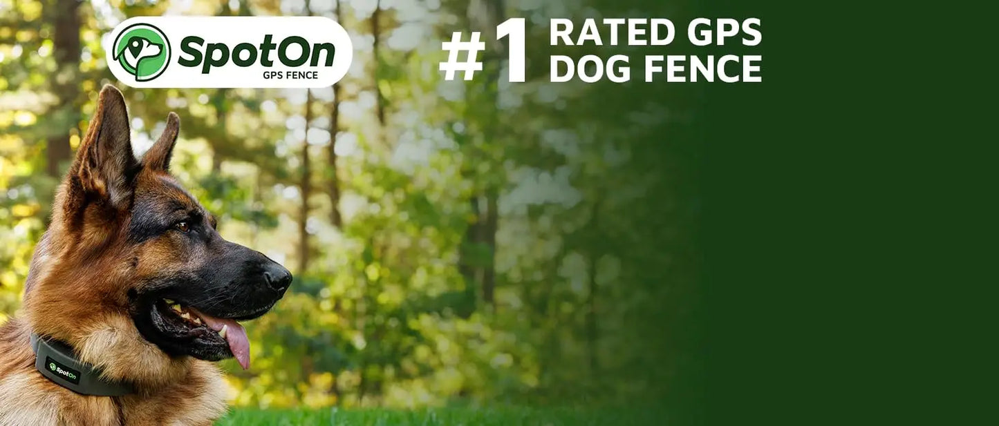 GPS Dog Fence, App Based Wireless Dog Fence Collar, Waterproof, Accurate & Reliable GPS Dog Fence