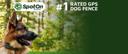 GPS Dog Fence, App Based Wireless Dog Fence Collar, Waterproof, Accurate & Reliable GPS Dog Fence