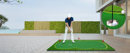 Green/Mat-Golf Training Mat- Professional Golf Practice Mat