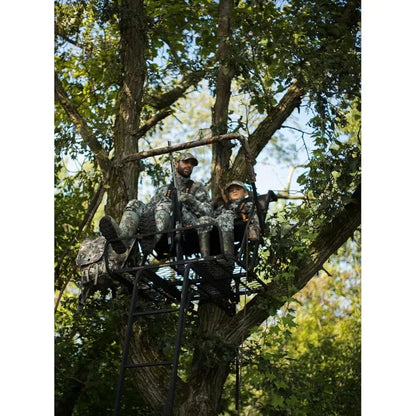 XTL 20 Foot Tall Climbing Safety System 2 Person Seat Deer Hunting Ladder