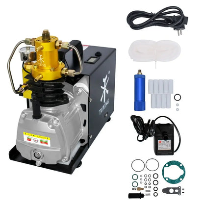 300Bar 1800W PCP Air Compressor 4500PSI Electric High Pressure