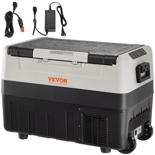 VEVOR 38L-53L Car Refrigerator Portable Mulifunction Fridge Freezer