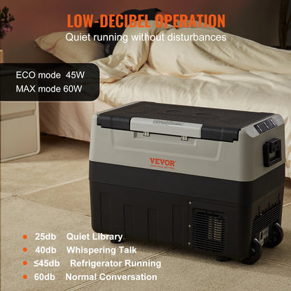 VEVOR 38L-53L Car Refrigerator Portable Mulifunction Fridge Freezer