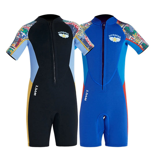 Kid Diving Surfing Clothes UPF50 Neoprene Diving Protection C