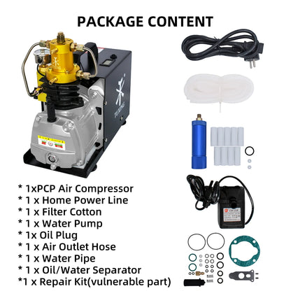 300Bar 1800W PCP Air Compressor 4500PSI Electric High Pressure