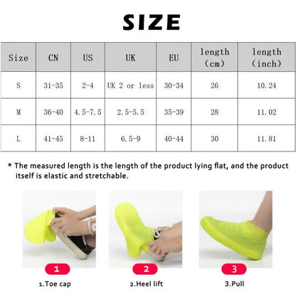Non-Slip Rain Shoe Covers