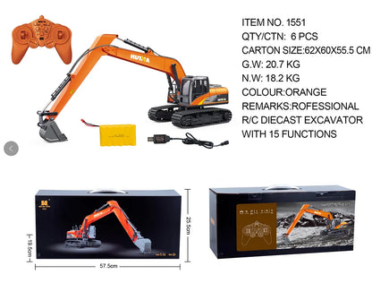 Huina 1551 1:14 Scale 15 Channel Simulated Alloy Remote Control
