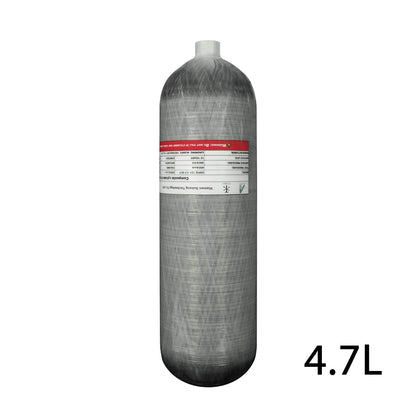TUXING 4500Psi 4.7L Carbon Fiber Cylinder HPA 300Bar High Pressure Bottle