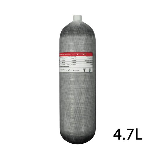 TUXING 4500Psi 4.7L Carbon Fiber Cylinder HPA 300Bar High Pressure Bottle