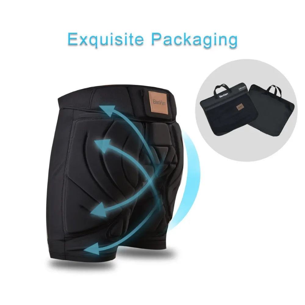 Skating Ski Butt Pads Snowboarding Impact Shorts Hip Protecto