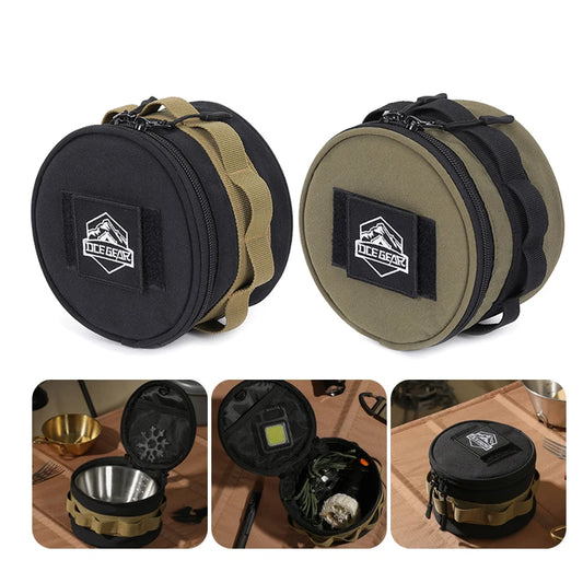 Portable Camping Bowl Bag Waterproof Tableware