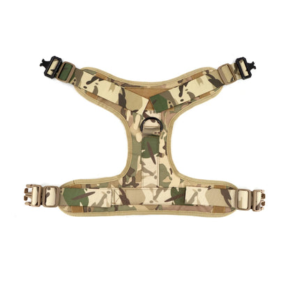 Military Large Dog Harness Collar Leash Bags Patches