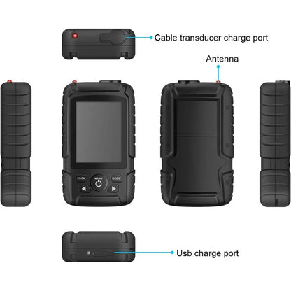 Portable Fish Finder,Smart Handheld Depth Finder with Sonar Sensor