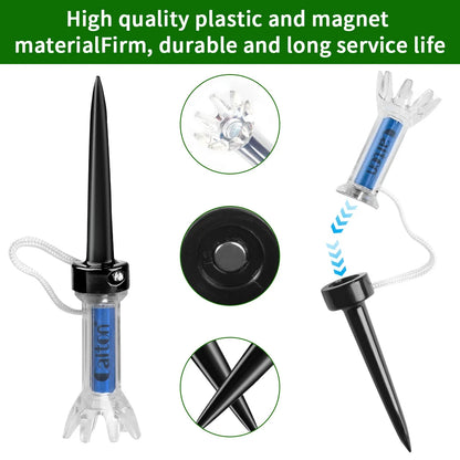Magnetic Plastic Golf Tee Set, Improve Your Golf Game