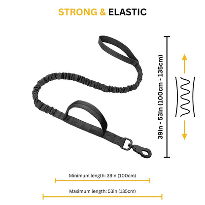 Military Large Dog Harness Collar Leash Bags Patches