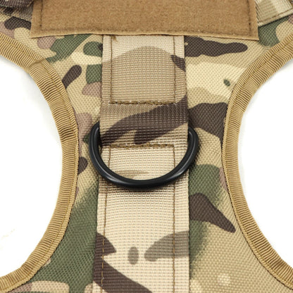Military Large Dog Harness Collar Leash Bags Patches