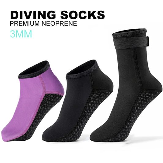 Neoprene Anti Slip 3mm Diving Wetsuit Socks